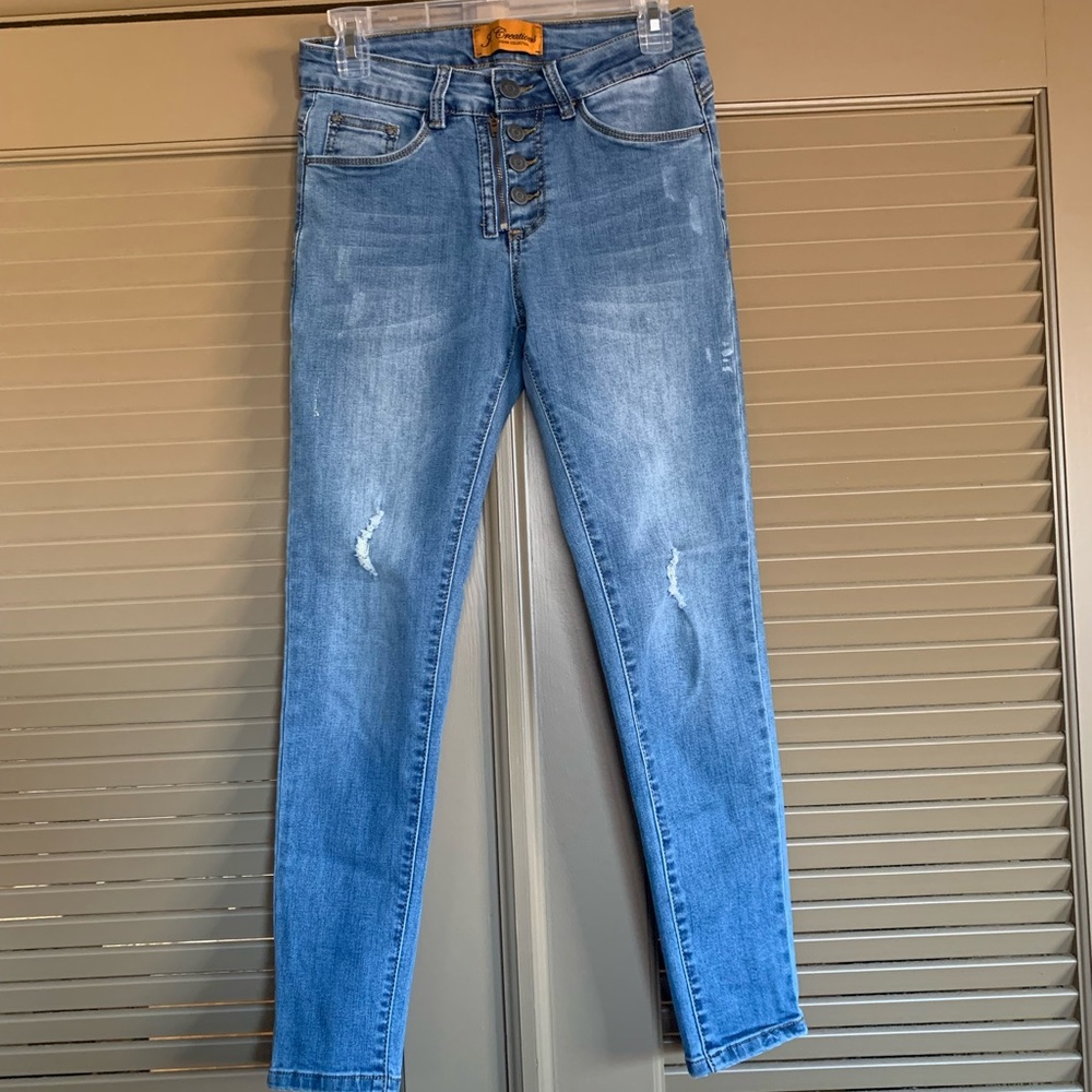J. Creations new skinny jeans sz 1/2 jeans